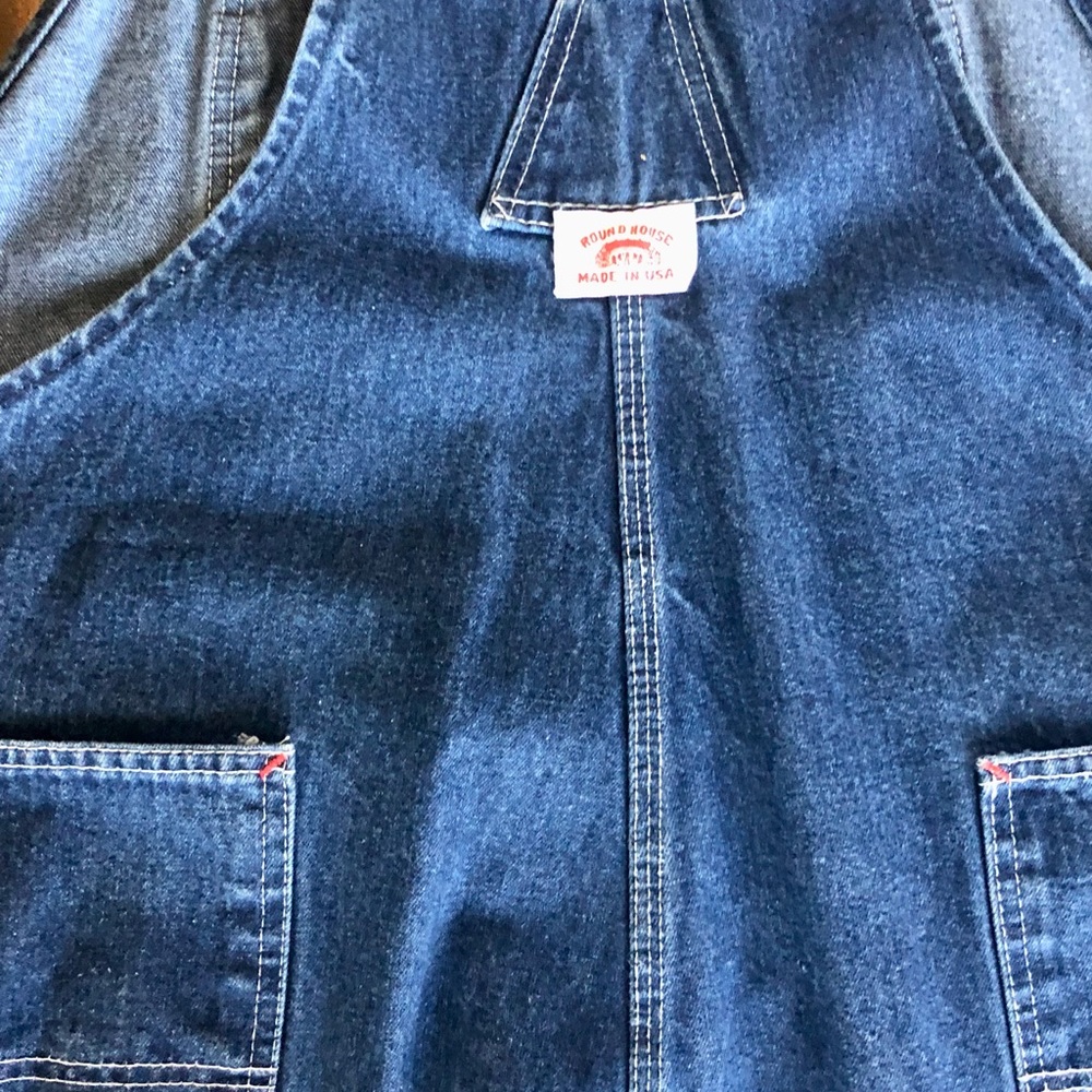 Round House Brand Denim Overalls - Size 48 x 30 (EUC) - Picture 8 of 9